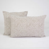 Housse de coussin texturée 801 taupe brut