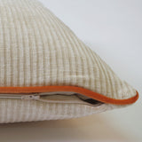 Housse de coussin Oslo fraise corail