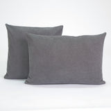 Textured cushion cover 25006 lead grey