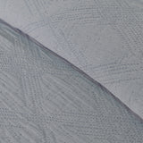 Couvre-lit jacquard bleu glacier 1215