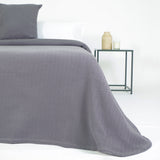 Couvre-lit Jacquard 1979 gris plomb