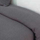Couvre-lit Jacquard 1979 gris plomb