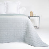 courtepointe en coton bleu glacier Harper