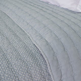 courtepointe en coton bleu glacier Harper