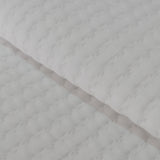 Couvre-lit blanc jacquard 360°