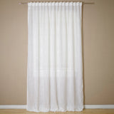 Rideau à cordon froncé