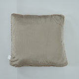 Housse de coussin effet poil dante vison