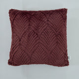Faux-fur cushion cover dante sienna