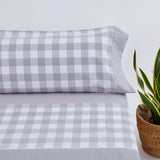 Draps en flanelle gris dames