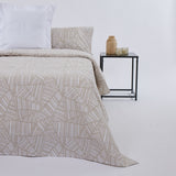 Housse de couette beige Marlene