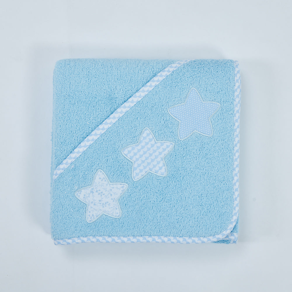 Cape de bain 084 blanc-gris
