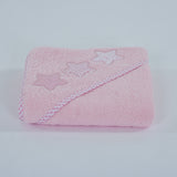 Bath cape 476 white-blue