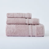 Serviette en coton premium 700 g/m² rose