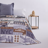 Wall Street microfiber quilt