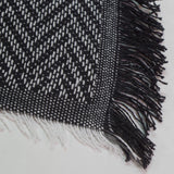 Black multi-purpose Bologna scarf