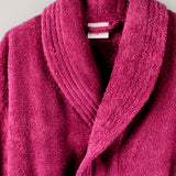Raspberry bathrobe