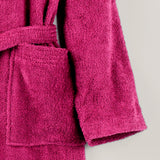 Raspberry bathrobe