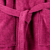 Raspberry bathrobe