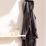 Peignoir coloris gris plomb