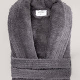 Peignoir coloris gris plomb