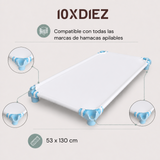 Adjustable crib hammock sheet