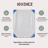 Adjustable crib hammock sheet Green
