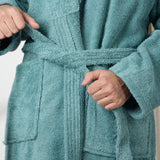 Peignoir couleur jade