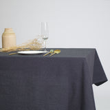 Nappe en coton anthracite