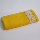 Terry cloth kitchen towel with jacquard border 5428