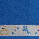 Terry cloth kitchen towel with jacquard border 5428