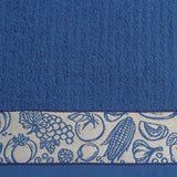 Torchon de cuisine en tissu éponge avec bordure jacquard 5428