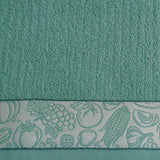 Torchon de cuisine en tissu éponge avec bordure jacquard 5428