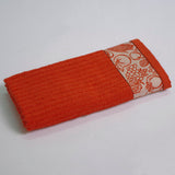 Torchon de cuisine en tissu éponge avec bordure jacquard 5428