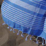 Paréo de plage Double Hamman 1029 Bleu
