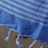 Paréo de plage Double Hamman 1029 Bleu