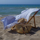 Paréo de plage Hamman 1029 gris