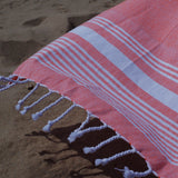 Paréo de plage Double Hamman 1029 Orange