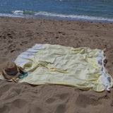Paréo de plage Double Hamman 1029 Jaune