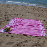 Paréo de plage Double Hamman 1029 Rose