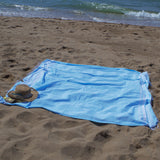 Paréo de plage Double Hamman 1029 Turquoise