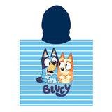 Bluey 1576 Microfiber Children's Bath Poncho