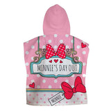 Poncho de bain en microfibre Minnie Mouse pour enfants 030