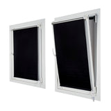 Estor enrollable Sin Taladrar Opaco Reflect Negro
