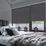 Estor enrollable Opaco Gris grafito
