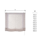 Estor Pachetto con cadeneta Textura Lisa Beige
