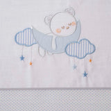 Ensemble de draps pour berceau Moon Bear 386 bco/rose
