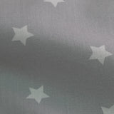 Housse de couette ajustable à étoiles, grise