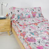 housse de couette ajustable Kissme