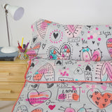 housse de couette ajustable Kissme