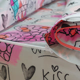 housse de couette ajustable Kissme